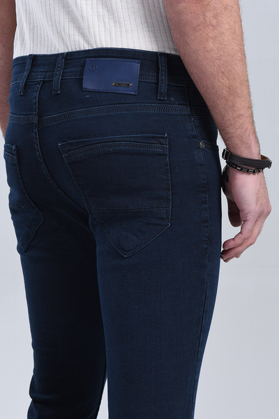 Erkek Açık Mavi Slim Fit Denim - 4