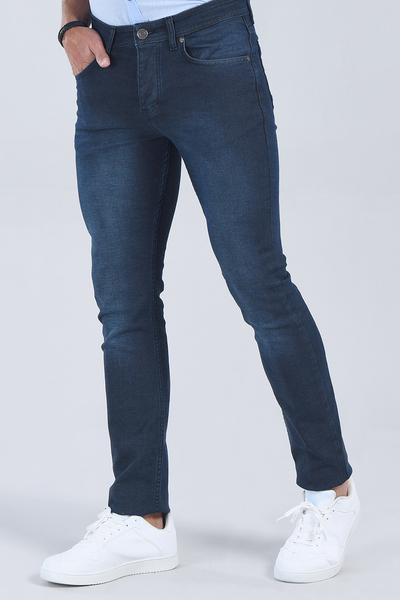 Erkek Haki Slim Fit Denim - 2