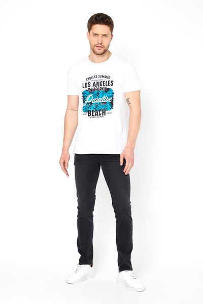 LYCRALI  SLIM DENIM PANTOLON PROTON-K5120-GRİ