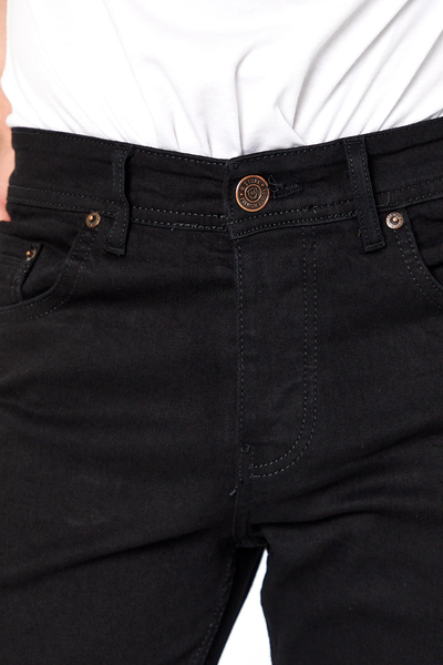 LYCRALI  SLIM DENIM PANTOLON PROTON-K5120-SİYAH - 7