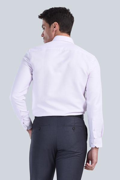Erkek Pembe Slim Fit Gömlek - 5